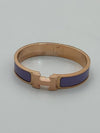 Click Ash Bracelet Purple Rose Gold PM H700001F - HERMES - BALAAN 5