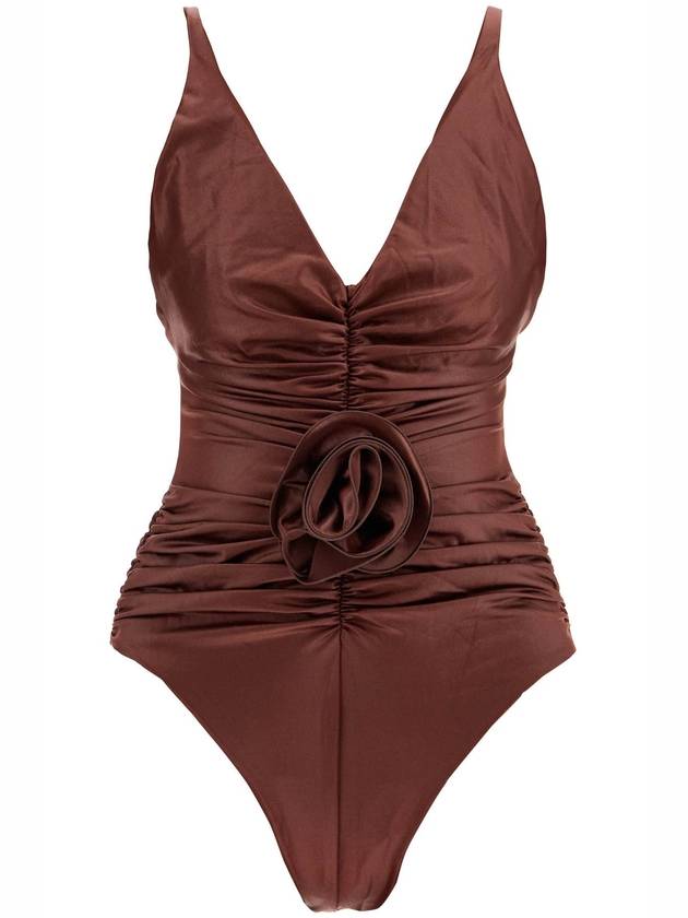 ruffled one-piece swimsuit with - MAGDA BUTRYM - BALAAN 1