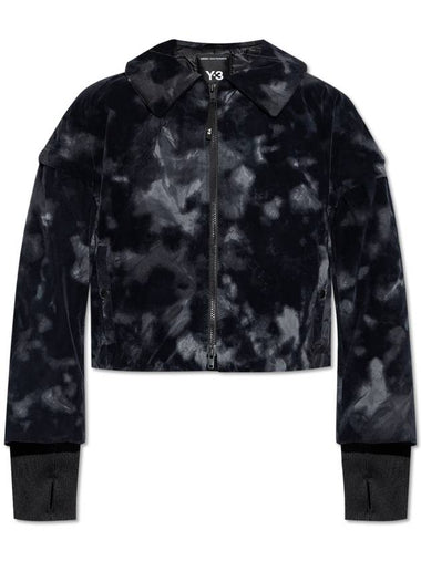 Y-3 Jacket With Velvet Finish, Women's, Black - Y-3 - BALAAN 1