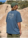 National Mountain Pigment Short Sleeve TShirt Navy FST720 - FLUKE - BALAAN 2