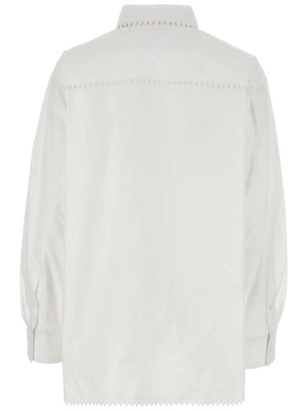 Blouse Shirt 775230 V2BL0 9000 WHITE - BOTTEGA VENETA - BALAAN 3