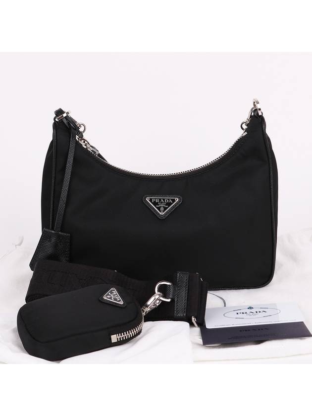 Re edition Tesuto black chain shoulder bag 1BH204 - PRADA - BALAAN 10