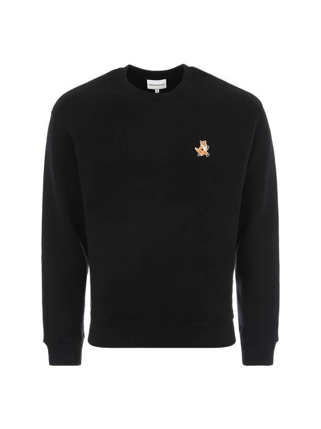 Fox Cotton Sweatshirt Black - MAISON KITSUNE - BALAAN 1