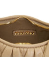 Wander Materasse Nappa Leather Mini Hobo Tote Bag Beige - MIU MIU - BALAAN 9