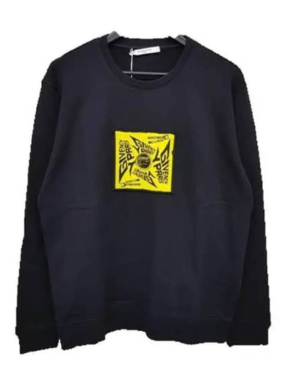 Sun Print Cotton Sweatshirt Black - GIVENCHY - BALAAN 2