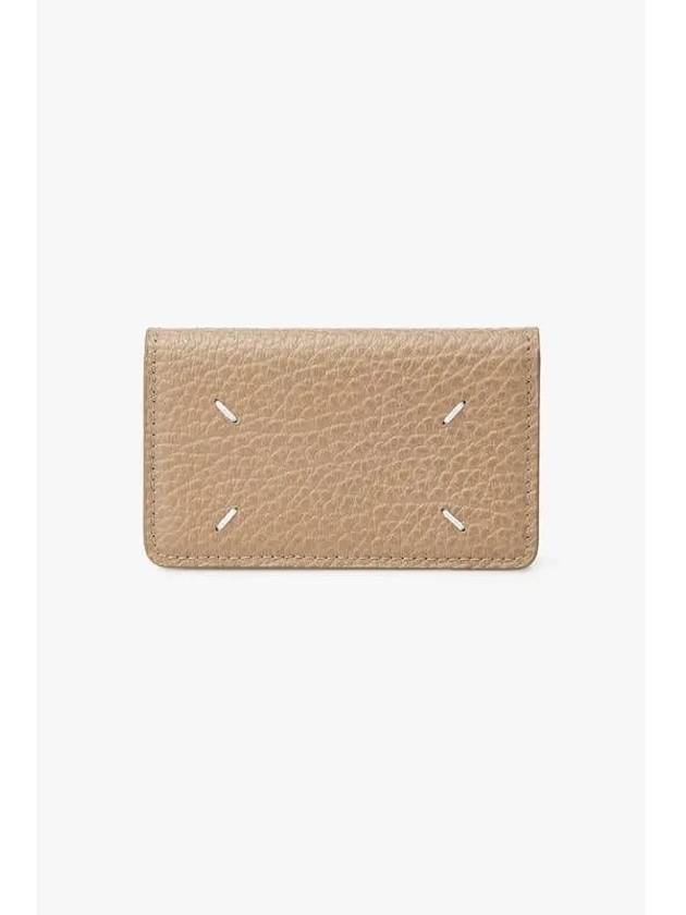 4 Stitch Business Card Case Brown - MAISON MARGIELA - BALAAN 1