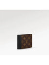 Multiple 2-Fold Bifold Wallet Brown Black - LOUIS VUITTON - BALAAN 3