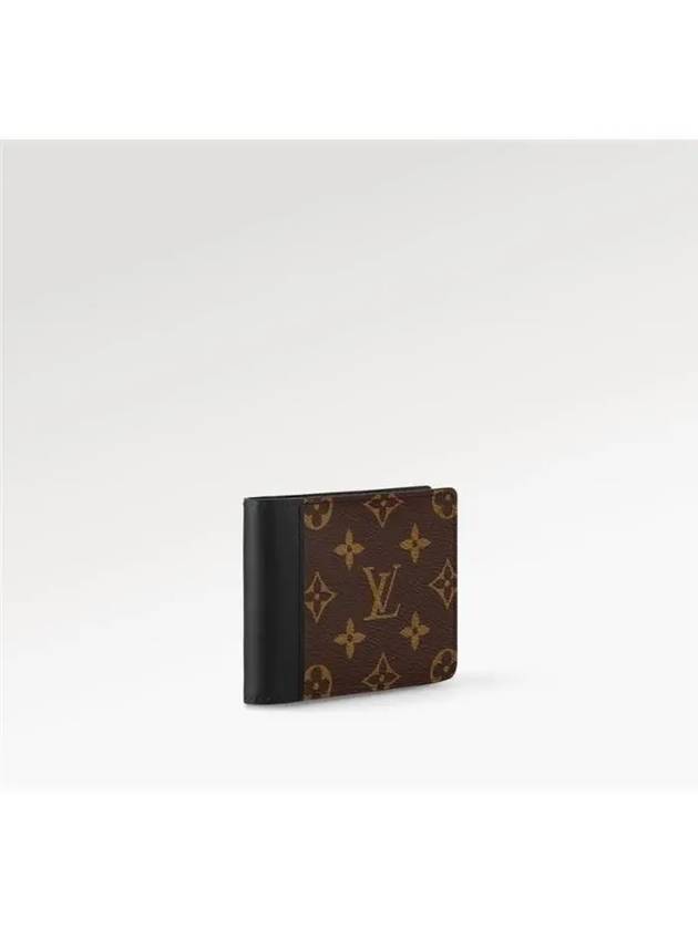 Multiple 2-Fold Bifold Wallet Brown Black - LOUIS VUITTON - BALAAN 3