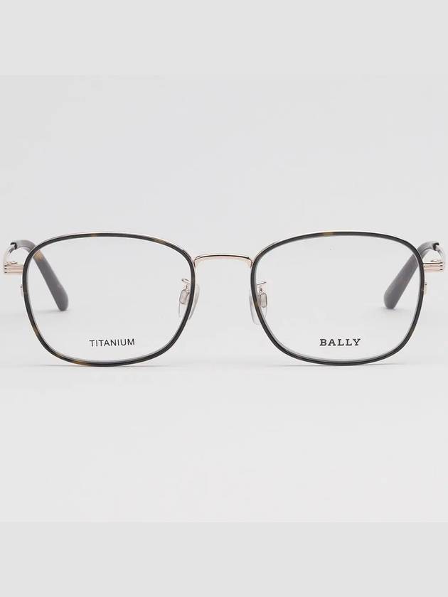 Titanium glasses frame BY5068H 052 metal frame square ultra light - BALLY - BALAAN 3