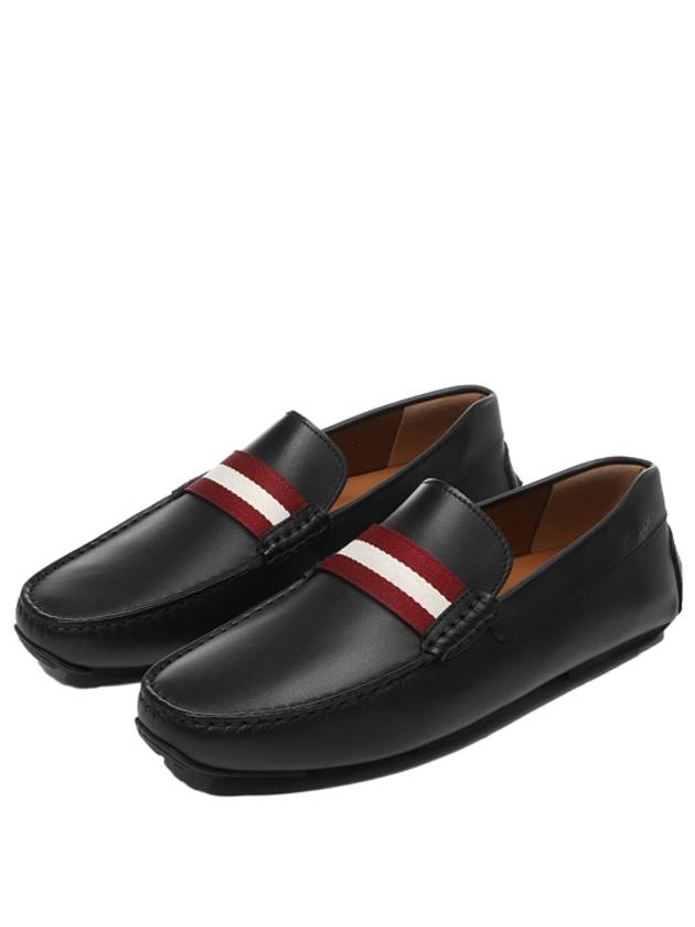 Pilot Leather Driving Shoes Black - BALLY - BALAAN 2