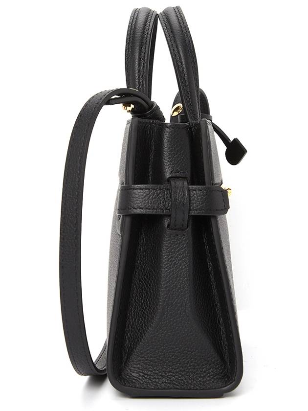 Tempete Crush Cross Bag Black - DELVAUX - BALAAN 4