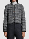 Women s Eliadi short down tweed jacket 1A00052 597II F70 - MONCLER - BALAAN 3