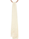 Anagram Mohair Blend Scarf Ivory - LOEWE - BALAAN 4