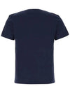 Fox Head Patch Classic Short Sleeve T-Shirt Navy - MAISON KITSUNE - BALAAN 4