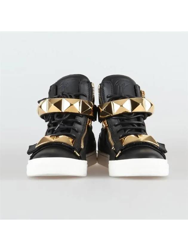 Gold Velcro High Top RW4079 BK - GIUSEPPE ZANOTTI - BALAAN 6