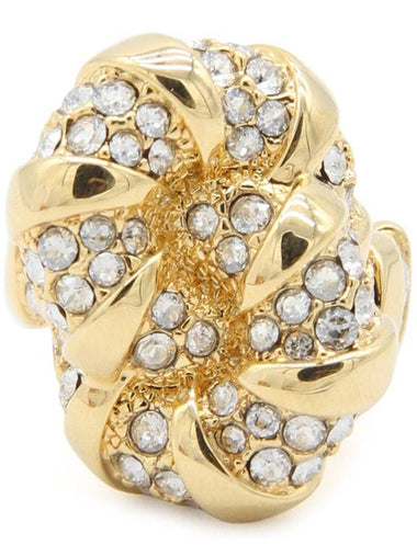 Lanvin Golden Brass Melodie Ring - LANVIN - BALAAN 1