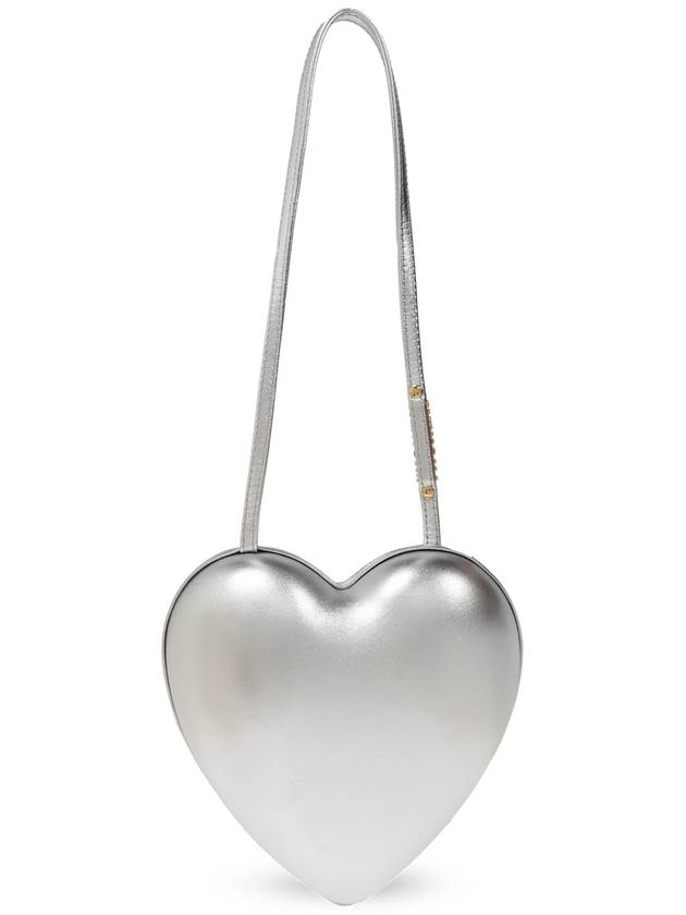 Moschino Heart-shaped Shoulder Bag, Women's, Silver - MOSCHINO - BALAAN 3