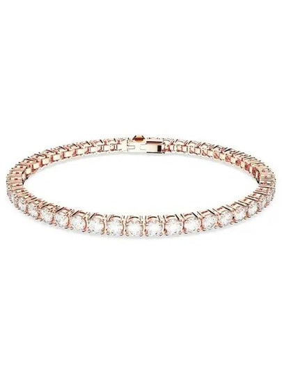 Matrix Crystal Tennis Bracelet Rose Gold - SWAROVSKI - BALAAN 2