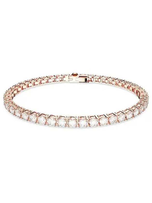 Matrix Crystal Tennis Bracelet Rose Gold - SWAROVSKI - BALAAN 3