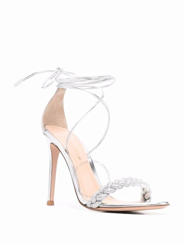 Gianvito Rossi Ladies Leomi 105mm Braided Sandals, Brand Size 38 (US Size 8 ) - GIANVITO ROSSI - BALAAN 2