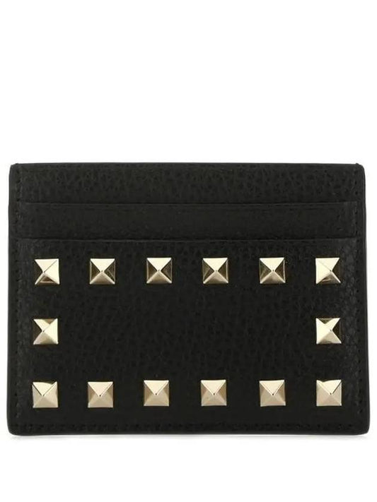 Valentino Rockstud Card Wallet 3W2P0486VSH - RED VALENTINO - BALAAN 1