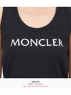 Logo Print Sleeveless Black - MONCLER - BALAAN 9