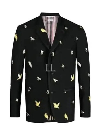 Men's Arrow and Vis Jacket Black - THOM BROWNE - BALAAN 2