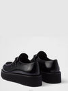 Brushed Leather Loafers Black - PRADA - BALAAN 6