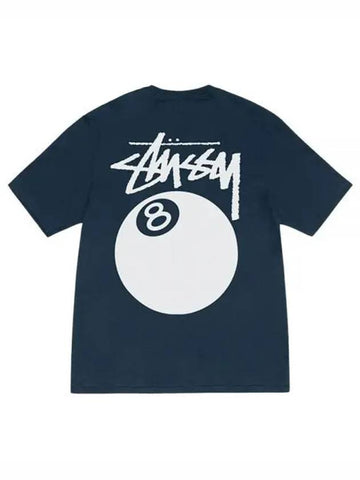 8 ball t shirt navy - STUSSY - BALAAN 1