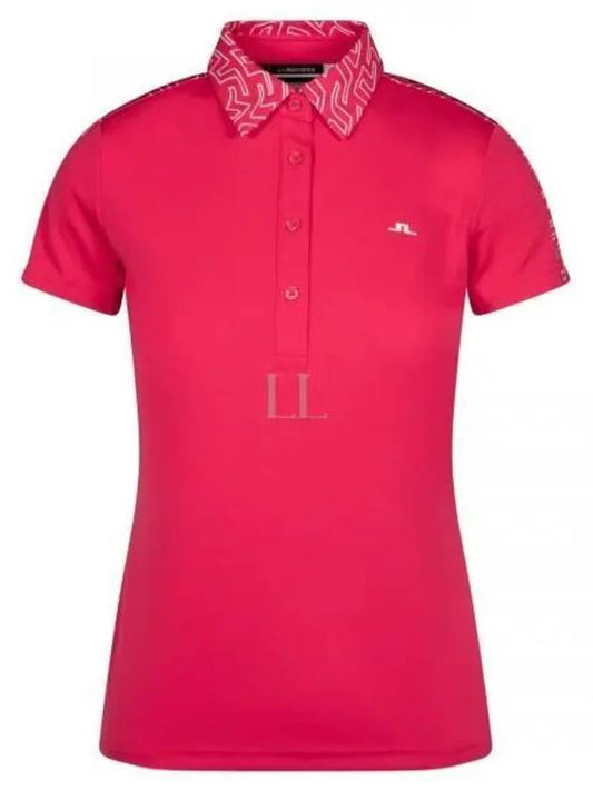 Golf Women's Cara Polo Shirt Pink - J.LINDEBERG - BALAAN 2