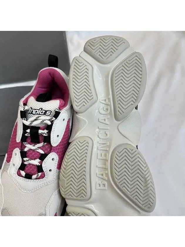 Women's Triple S Low Top Sneakers Pink - BALENCIAGA - BALAAN.