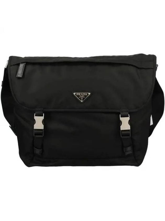 Re-Nylon Saffiano Shoulder Bag Black - PRADA - BALAAN 2