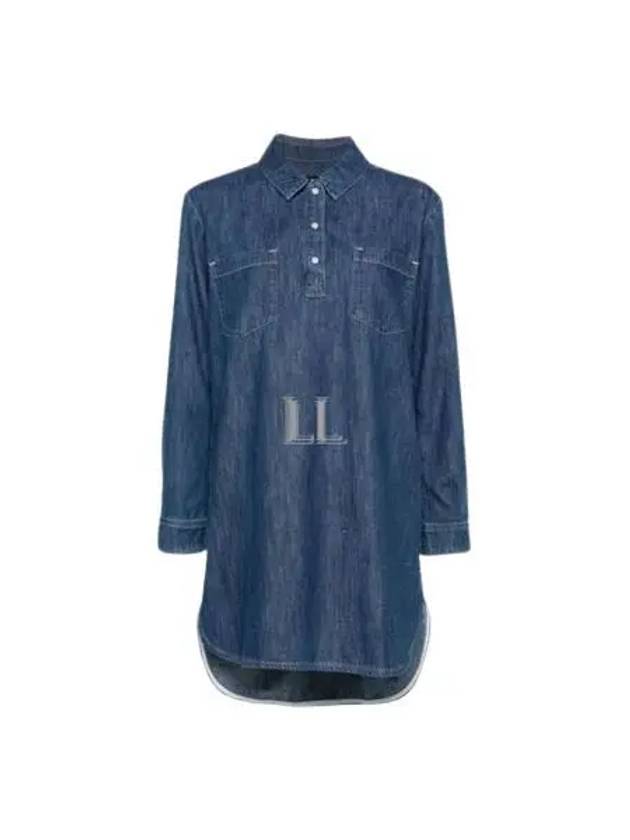 Robe Texas Short Dress Indigo Delave - A.P.C. - BALAAN 2