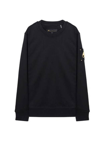 s Logo Patch Sweatshirt Sweatshirt Black - MOOSE KNUCKLES - BALAAN 1