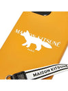 Fox Logo Iphone 12 Pro Phone Case Yellow - MAISON KITSUNE - BALAAN 6