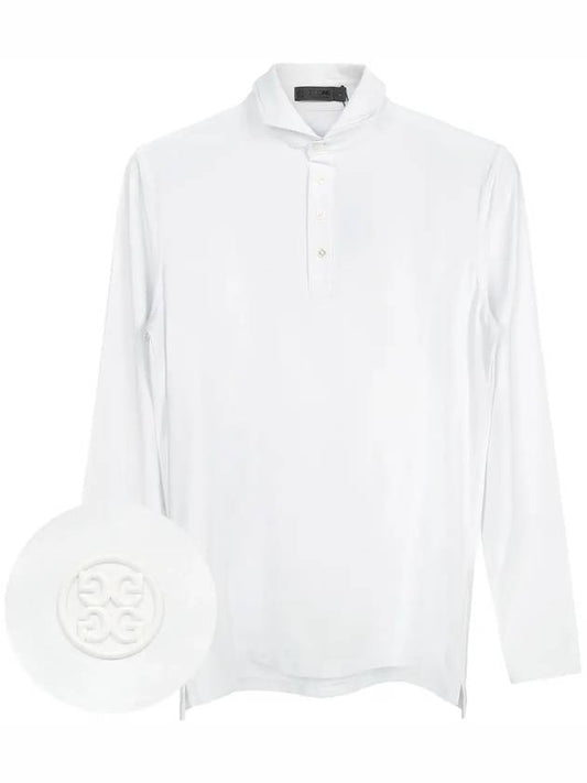 Ice Nylon Sun Golf PK Long Sleeve T-Shirt White - G/FORE - BALAAN 2