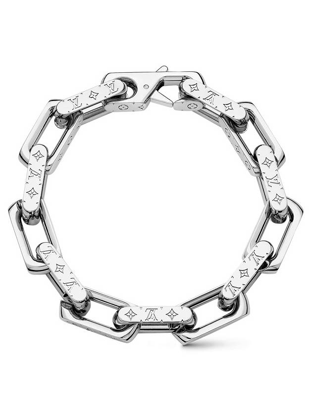 Monogram Chain Bracelet Silver - LOUIS VUITTON - BALAAN 3