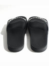 Men's Logo Full Slippers Black - BALENCIAGA - BALAAN 4