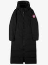 Mystique Satin Long Parka Black - CANADA GOOSE - BALAAN 3