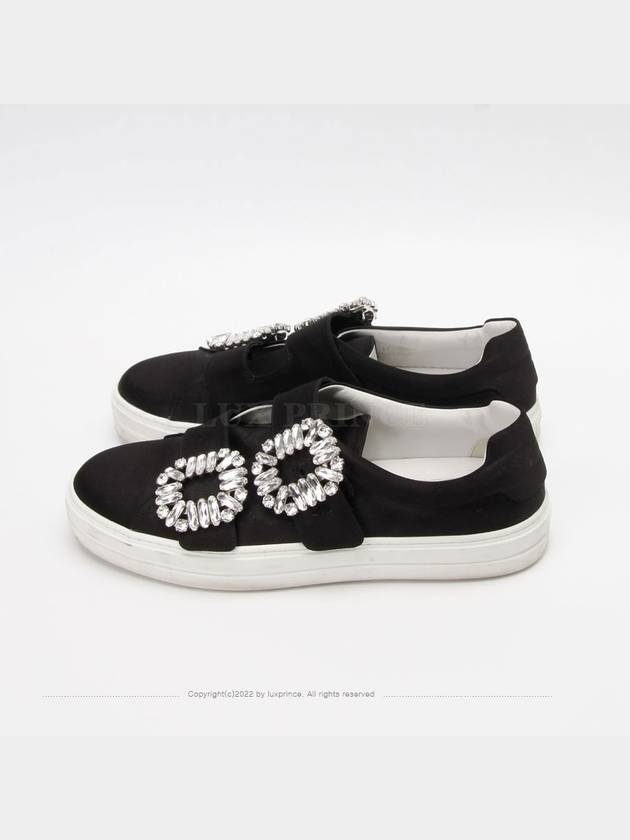 Double Tre Vivier Satin Sneakers Black 1229hva - ROGER VIVIER - BALAAN 3