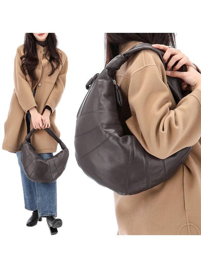 Fortune Croissant Shoulder Bag Dark Chocolate - LEMAIRE - BALAAN 2