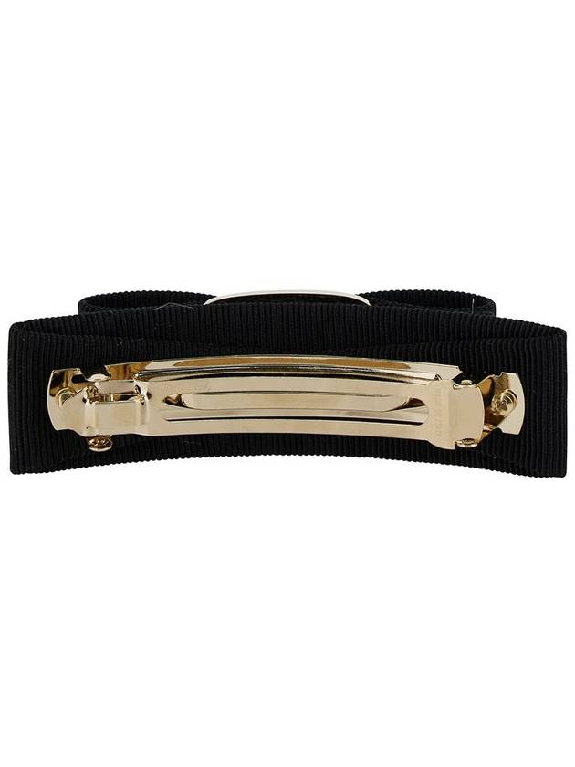 Vara Bow Hair Clip Black - SALVATORE FERRAGAMO - BALAAN 4