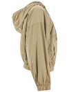 MAIELLA hooded short jacket beige 2350260439 003 - MAX MARA - BALAAN 4