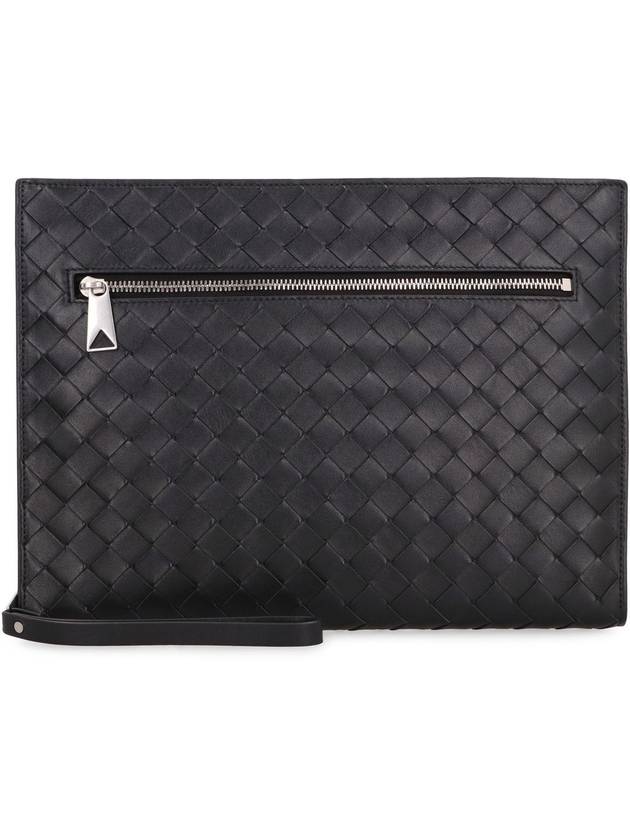 Medium Intrecciato Document Case Black - BOTTEGA VENETA - BALAAN 2