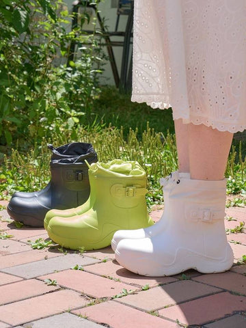 Rose String Belt Rain Boots 3Colors _R0017 - SHOEHI - BALAAN 1