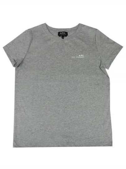 Women's Item Logo Short Sleeve T-Shirt Grey - A.P.C. - BALAAN 2