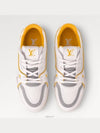 Women's LV Trainer Low Top Sneakers Yellow - LOUIS VUITTON - BALAAN 5