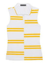 Offset Stripe Tech Pique Sleeveless Snow - G/FORE - BALAAN 2