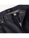 Men's Martin Cotton Straight Jeans Indigo - A.P.C. - BALAAN 4