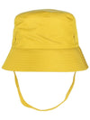 triangle logo pouch re-nylon bucket hat yellow - PRADA - 6